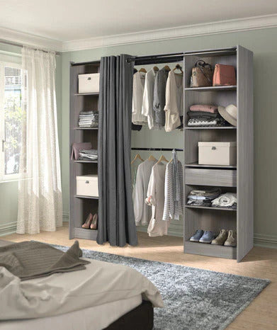 Dressing imitation chêne grisé "Eklips 2"