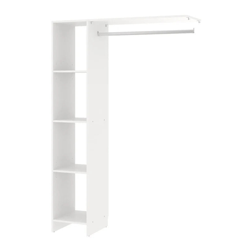 Kit dressing 1 colonne ajustable Pole décor blanc