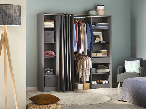 Dressing imitation chêne grisé "Eklips 2"