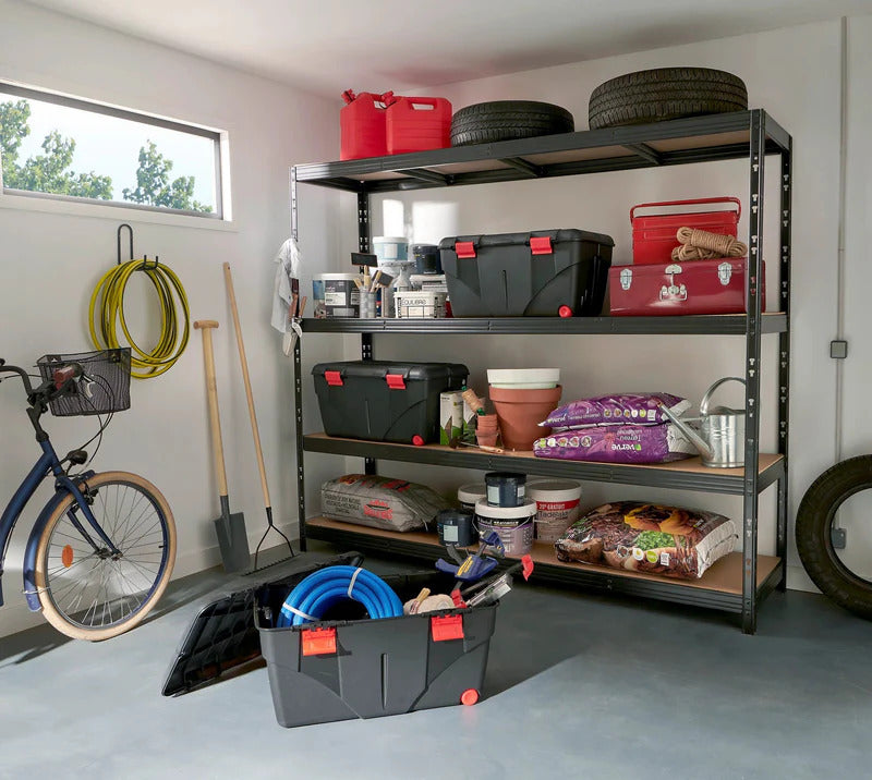 Étagère métal XXL 4 tablettes