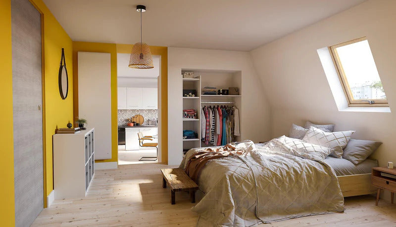 Kit dressing 1 colonne ajustable Pole décor blanc