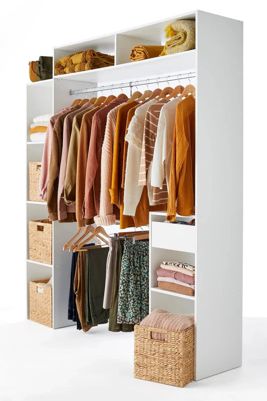 Kit dressing 1 colonne extensible et 1 bloc de rangement Dressmod