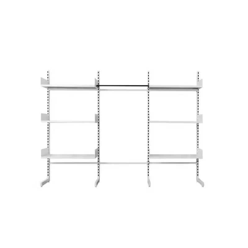 Mobilier de rangement autoportant sans fixation en métal robuste