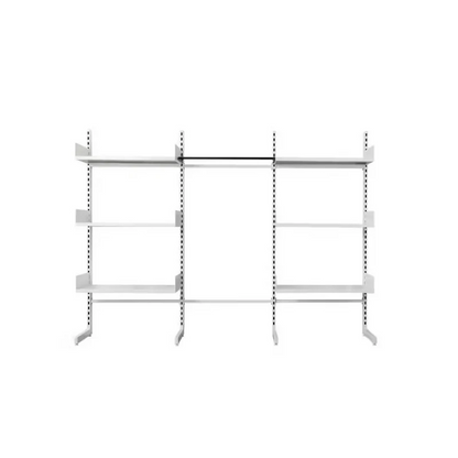 Mobilier de rangement autoportant sans fixation en métal robuste