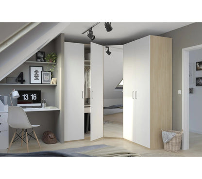 Caisson L50 x P59 x H232 cm Extenso imitation chêne